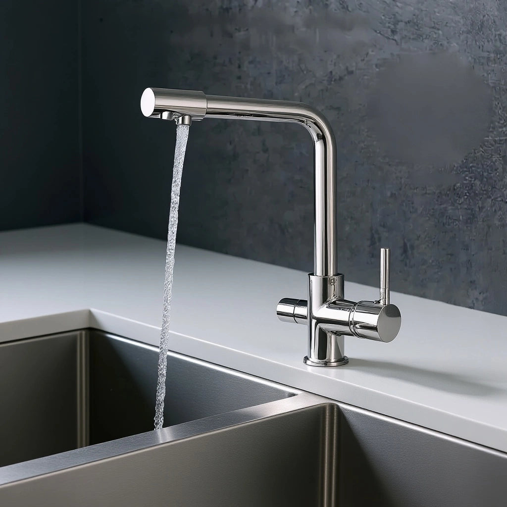 Robinet cuisine bec droit